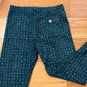 Zara baby 18-24 month crossword puzzle knit leggings